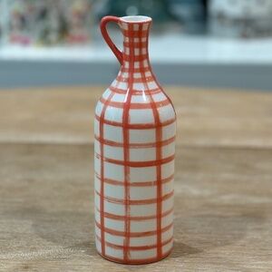NWT Anthropologie Handpainted Medium Pink Milos Vase, Extra Small